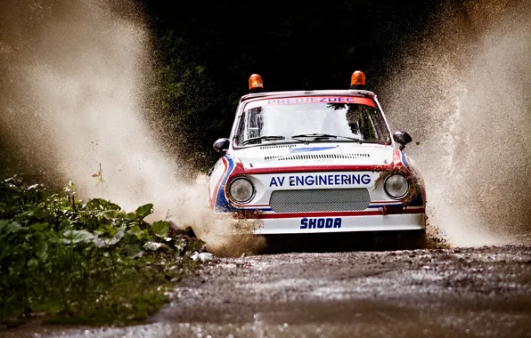 Squirt, puddle, rally, rally, safety car
