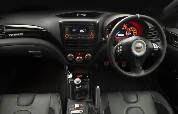Picture panel, Subaru, devices, the wheel, cabin, impreza