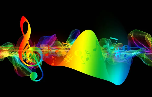 BACKGROUND, BLACK, PAINT, NOTES, VIOLIN, KEY