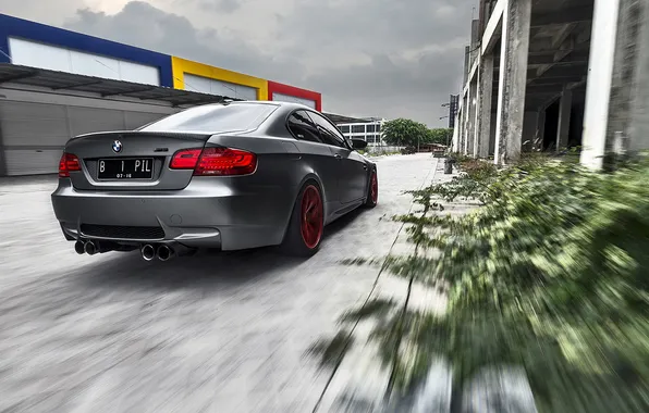 Picture grey, tuning, bmw, BMW, speed, back, BBS