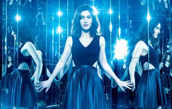 Picture girl, light, reflection, mirror, Lizzy Caplan, Lizzy Caplan, Now You See Me 2, The illusion …