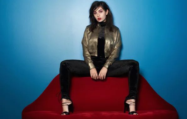 Charli XCX, at the photo shoot, Boohoo, for the brand