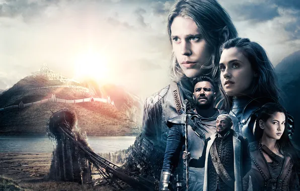 Landscape, collage, fantasy, poster, characters, TV Series, The Shannara Chronicles, The Chronicles Of Shannara