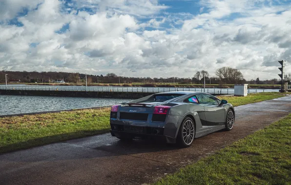 Black cars, Lamborghini Gallardo, Lamborghini Gallardo Superleggera
