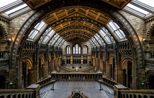 England, London, hall, Museum of natural history