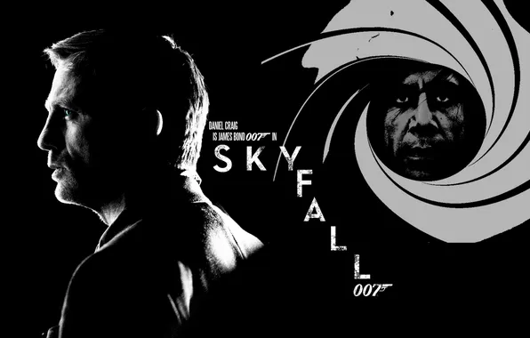 Actor, 2012, Daniel Craig, 007, James Bond, Coordinates "Skayfoll", SKYFALL