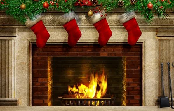 Picture color, fire, sweetheart, Christmas, beauty, colors, colorful, fire