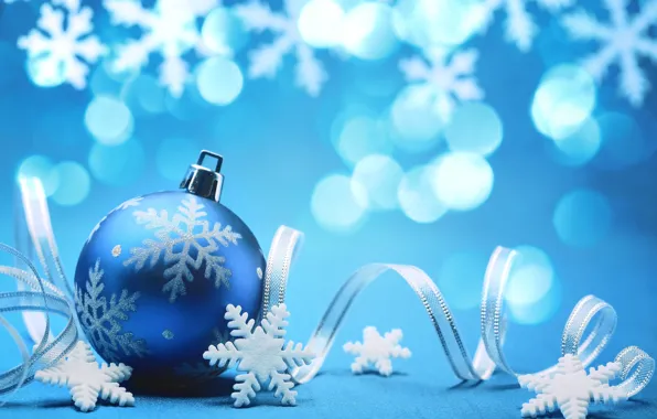 Picture decoration, snowflakes, balls, balls, Christmas decorations, decoration, snowflake, ornament