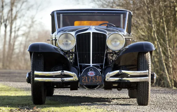 Picture front view, retro cars, 1930, by Murphy, Town Car, Cord L-29 Town Car, Cord L-29