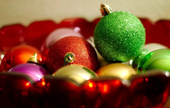 Decoration, balls, toy, new year