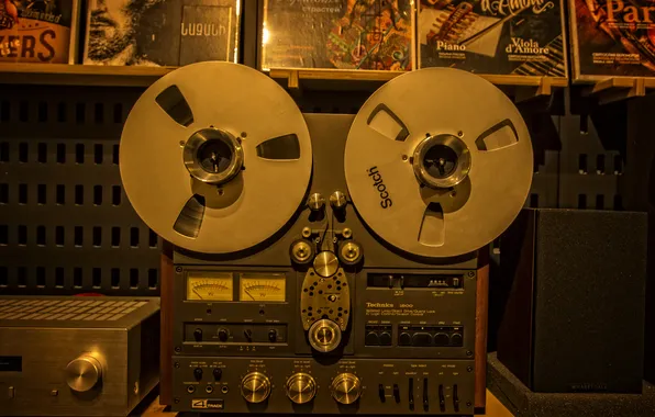 Music, retro, Moscow, tape recorder, Technics, reel-to-reel, Kide Foto-Art