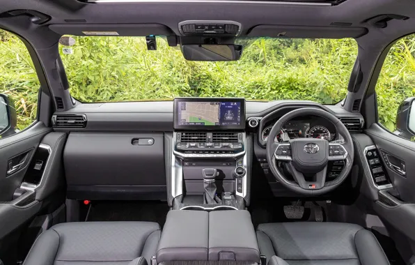 Interior, Toyota, the interior of the car, GR Sport, Land Cruiser 300