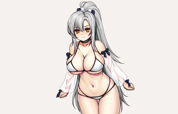Girl, sexy, long hair, boobs, anime, beautiful, pretty, erotic