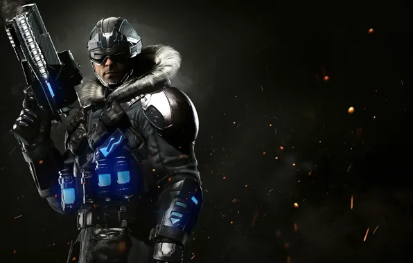 Gun, ice, game, weapon, cool, pearls, strong, uniform