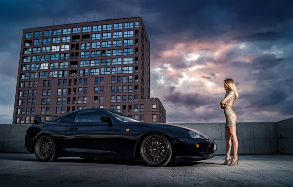 Wallpaper Girl, Toyota, Supra images for desktop, section toyota - download