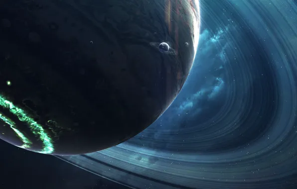 Stars, Planet, Space, Nebula, Star, Planet, Planets, Ring