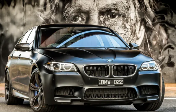 Picture black, BMW, BMW, F10, Sedan, 2015
