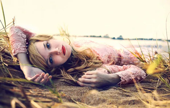 Girl, pose, background