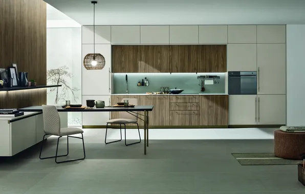 Style, Villa, interior, Italy, kitchen, dining room, dining area, Italian design