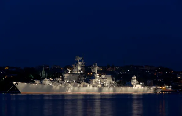 Holiday, backlight, Moscow, cruiser