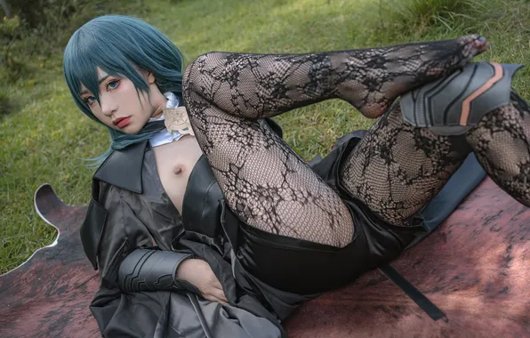 Chest, Asian, cutie, cosplay, asian, cutie, asian girls, fishnet tights