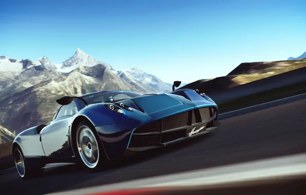 Picture art, Huayr To Pagani, Gran Turismo-6, the simulator