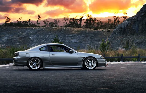 S15, Silvia, Nissan, side
