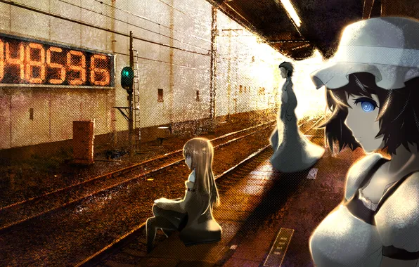 Station, Bathrobe, steins gate, scientist, lab, rintaru okabe, rintarou Okabe, ocarinas