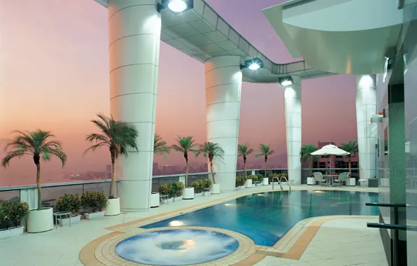 Picture design, style, interior, pool, penthouse