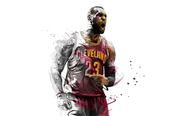 Picture LeBron James, Basketball, Cleveland
