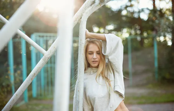 Face, background, model, hair, cutie, Alena