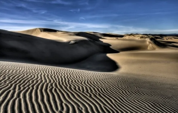 Sand, nature, the wind, hills, desert, landscapes, Africa, Sands