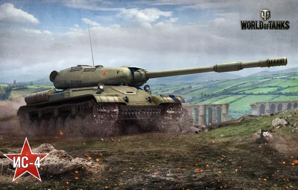 Picture war, USSR, tank, war, world of tanks, World of tanks
