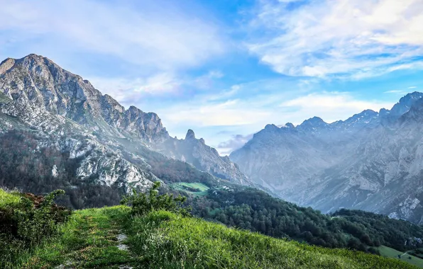 Mountains, Spain, Asturias