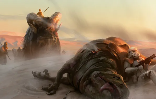 Star Wars Creatures On Tatooine