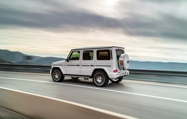 Mercedes-Benz, speed, AMG, 2018, G-Class, Gelandewagen, G63