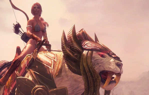 The game, Archer, Sabretooth, Armored SabreCat Mount, pet