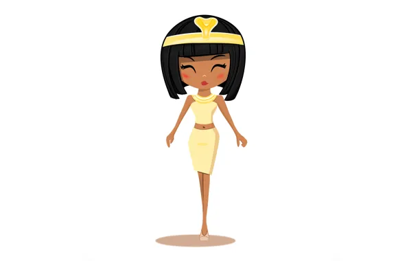 Girl, figure, Egyptian