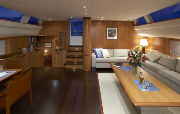 Design, style, interior, yacht, salon, Suite, cabin