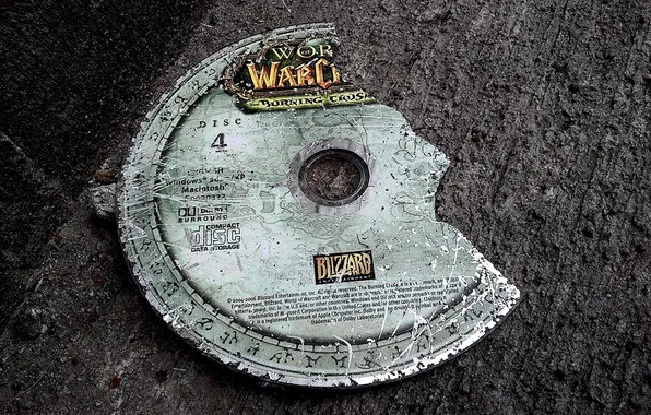 Background, disk, Warcraft, broken