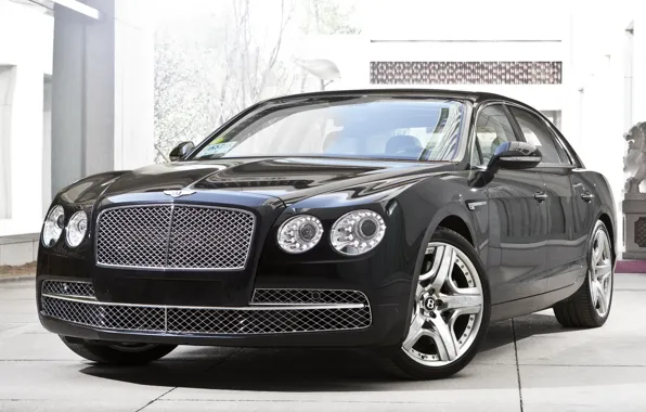 Car, machine, Bentley, luxury, the front, new, 2013, Flying Spur