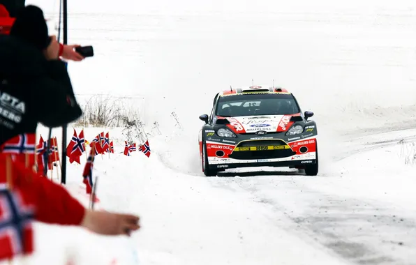 Ford, Winter, Auto, Snow, Sport, Race, Day, WRC