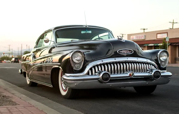 Picture retro, classic, the front, Buick