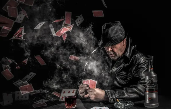 Card, people, vodka