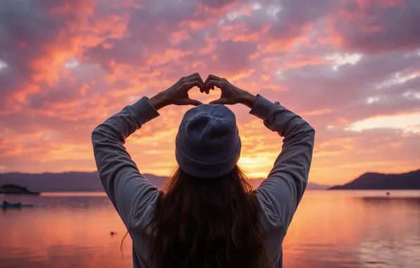 Love, holiday, heart, heart, hearts, heart, Valentine's Day, AI art