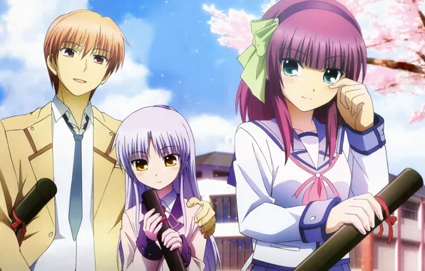 Picture angelskie rhythms, angel beats, Kanade