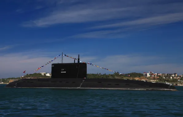 Boat, underwater, Sevastopol, The Black Sea Fleet, SSK, &quot;Rostov on don&quot;, diesel-electric