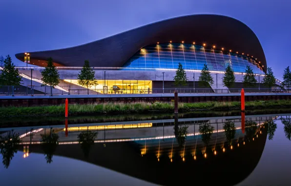 Picture night, lights, England, London, Olympic Park