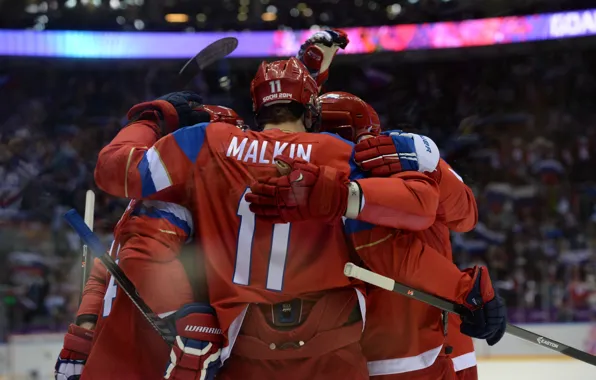 Picture Sport, Russia, Russia, Sport, Hockey, Malkin, The XXII Olympic winter games, 2014 winter Olympics