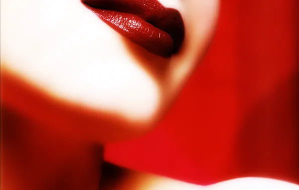 Red, Lips, lipstick